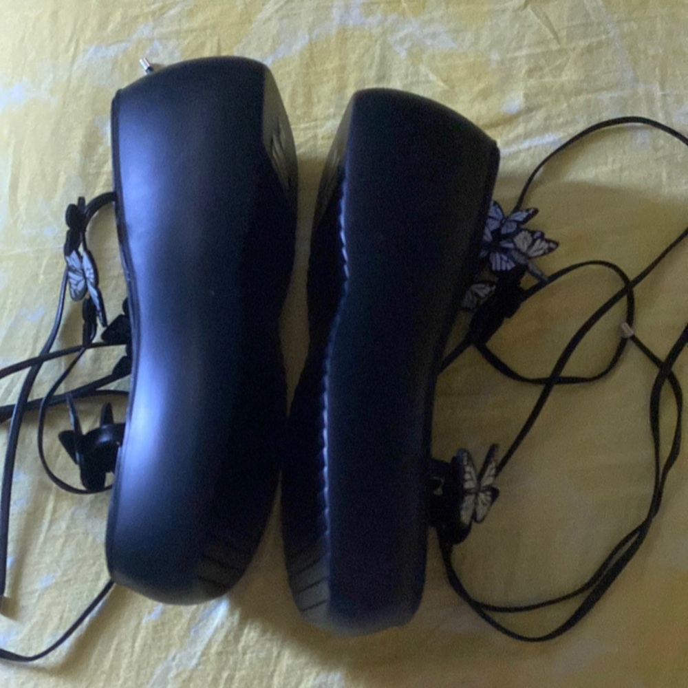 EGO butterfly platform sandals - Picture 3 of 4